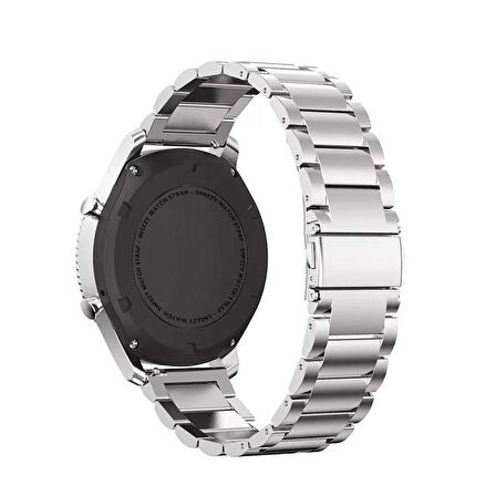 Huawei Watch Ultimate - Watch Buds  22mm Uyumlu Ironweft Döküm Çelik Metal Kordon 
